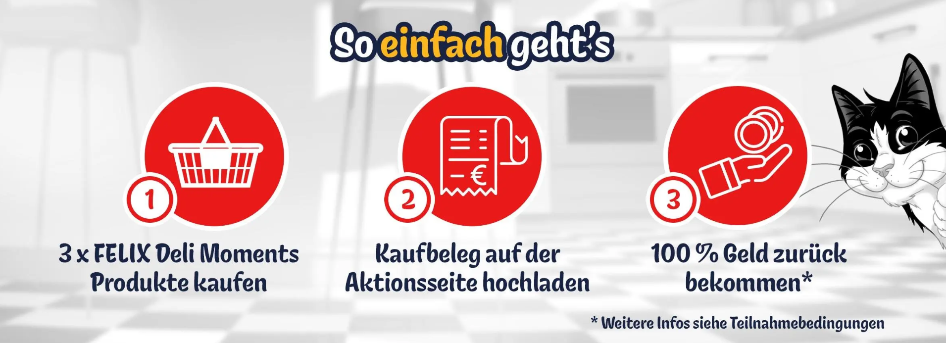 3x FELIX Deli Moments - 100% Cashback
